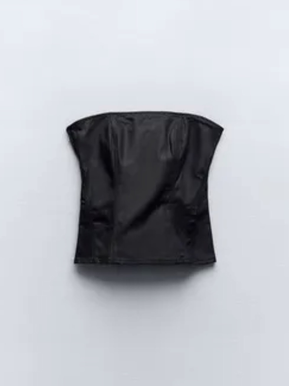 Zara | Strapless Denim Top